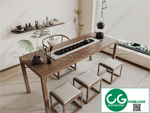 Tea Room 23 3D Model